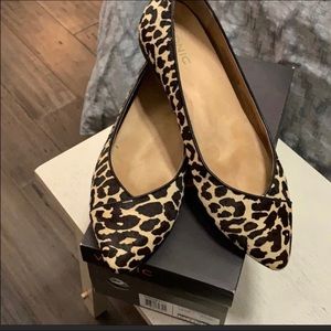 Vionic Leopard Print Ballet Flats— Point